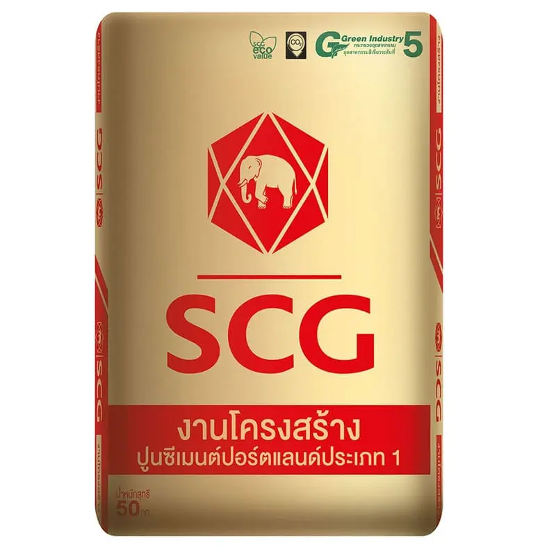 scg ปูนซีเมนต์ SCG<br>งานโครงสร้างคนใต้ 50KG - Image 1