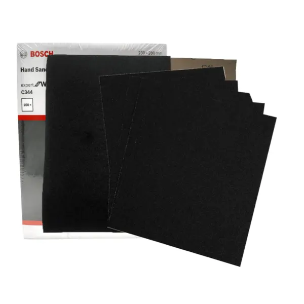 กระดาษทรายขัดแห้ง<br>สีดำBOSCH 23 x 28 ซม - Image 2