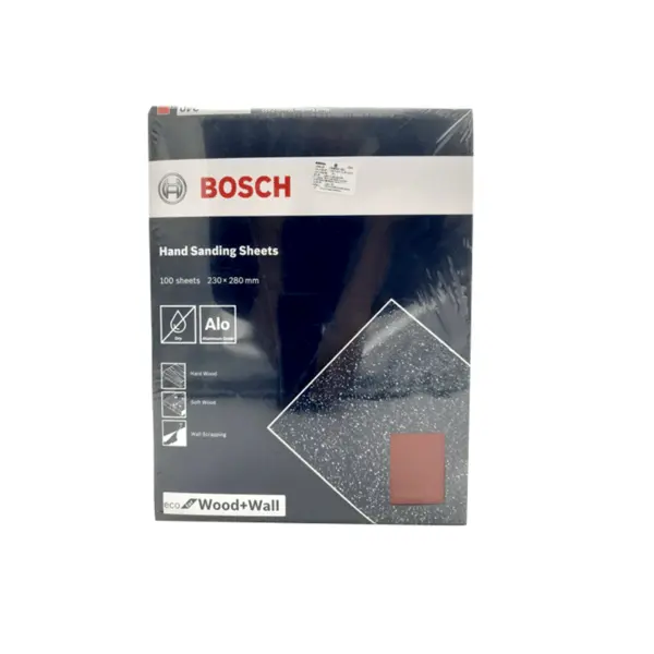 กระดาษทรายขัดแห้ง<br>สีแดง BOSCH 23 x 28 ซม - Image 2