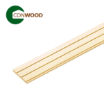 ไม้ผนังบังใบ 8 นิ้ว G2 <br>ลายเสี้ยน CONWOOD <br>รุ่น G-series สีงาช้าง